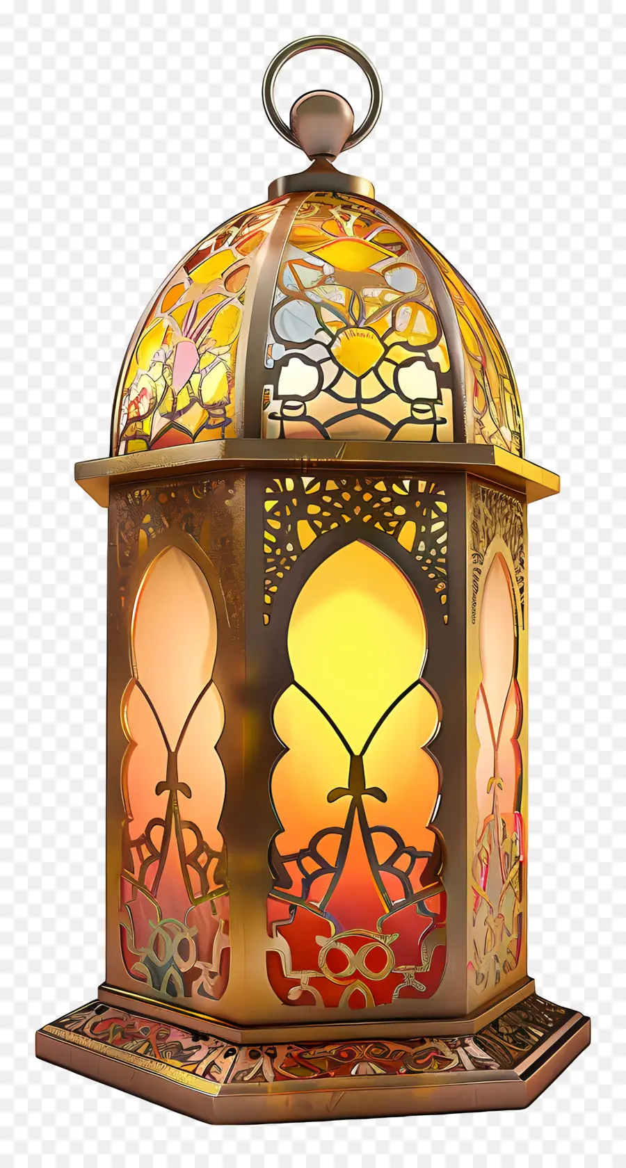La Lanterne Du Ramadan，Lampe En Cuivre PNG
