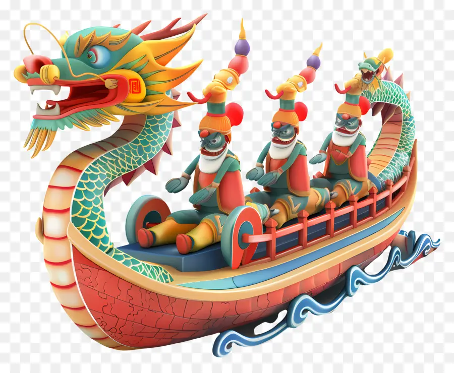 Festival Des Bateaux Dragons，Bateau Dragon PNG