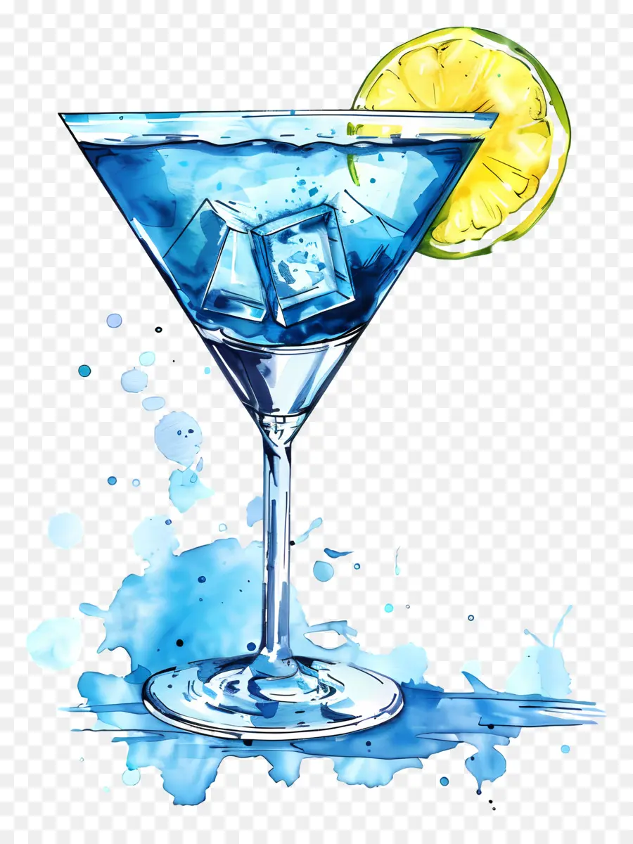 Bleu Cocktail，Blue Marguerite PNG