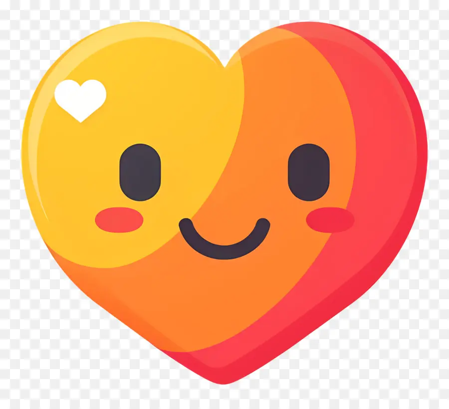 Cœur Emoji，Émoticône Mignonne PNG