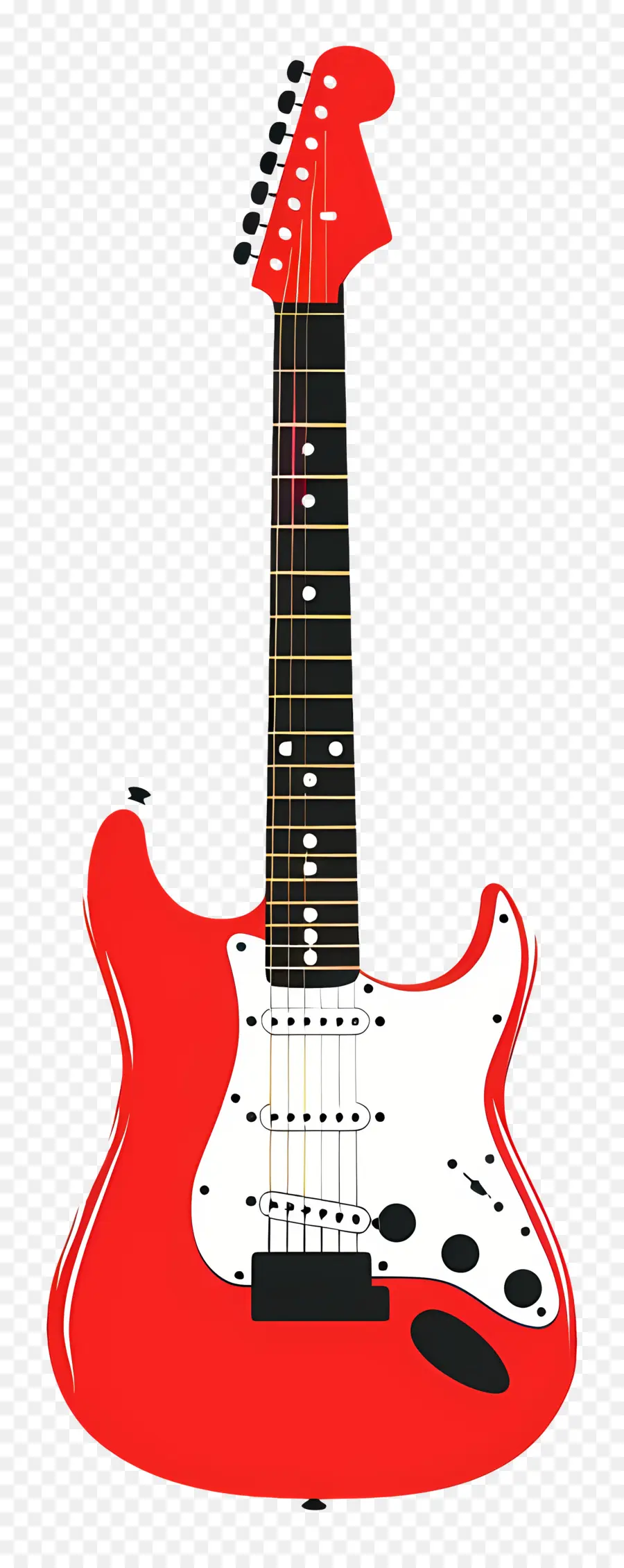 Guitare électrique，Rouge Guitare Électrique PNG