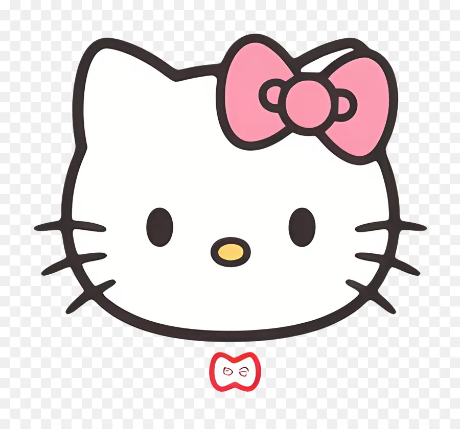 Hello Kitty，Noeud Rose PNG