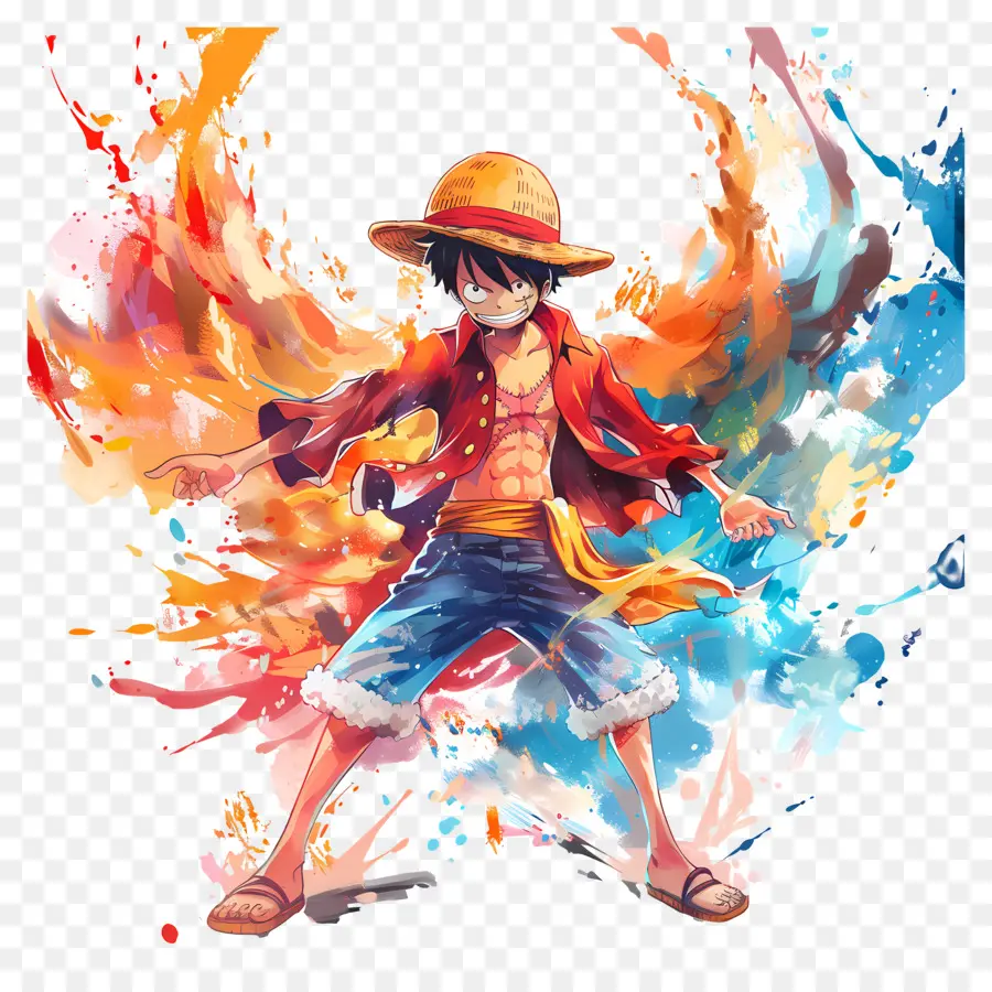 Anime Luffy，Caractère PNG