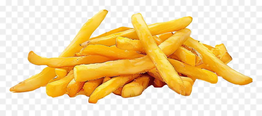 Frites，Or PNG