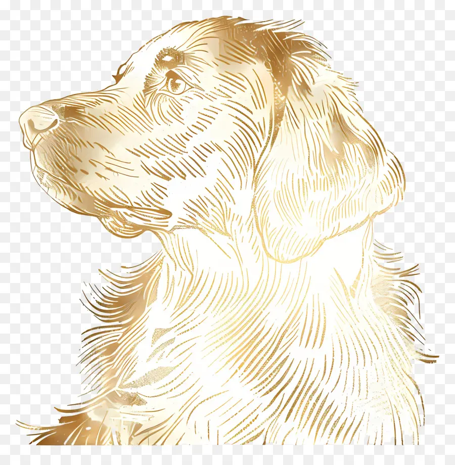 Or Chien，Golden Retriever PNG