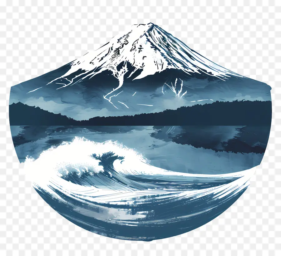 Mont Fuji，Montagne PNG