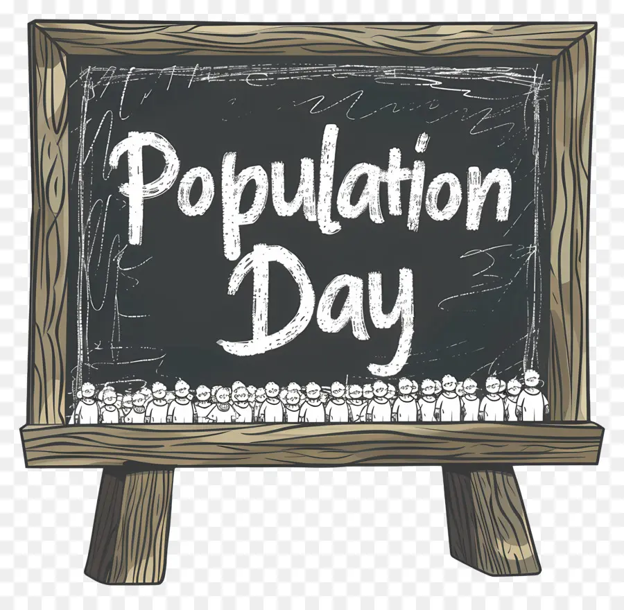 Journée Mondiale De La Population，La Population PNG