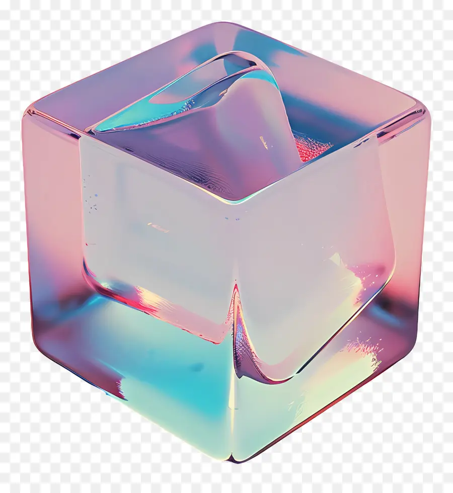 Cube De Glace，Objet Transparent PNG
