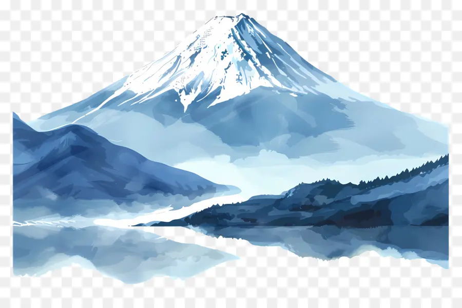 Mont Fuji，Montagne PNG