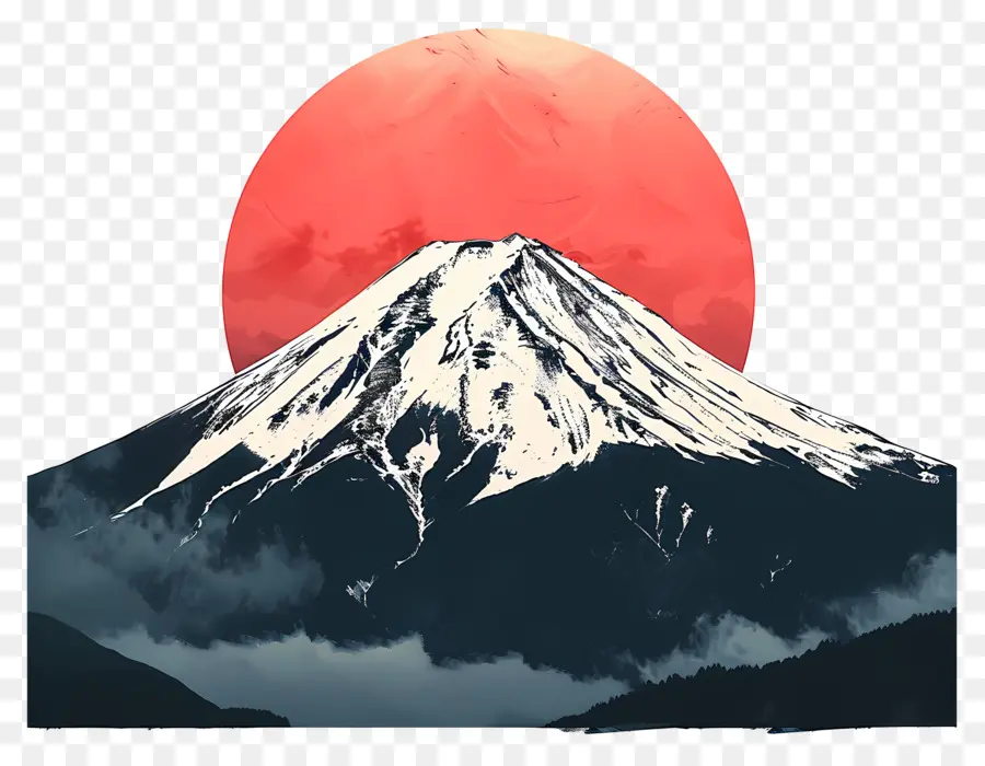 Mont Fuji，Paysage De Montagne PNG