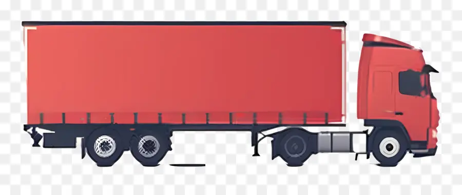 Camion，Semi Camion Rouge PNG