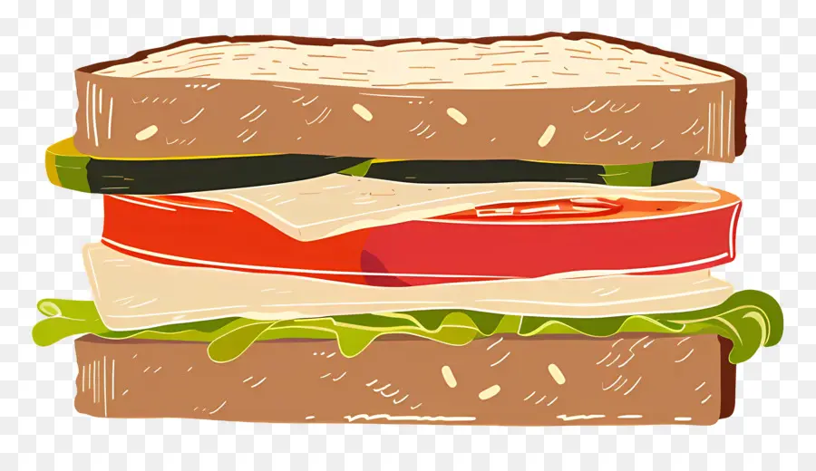 Sandwich，Pain PNG