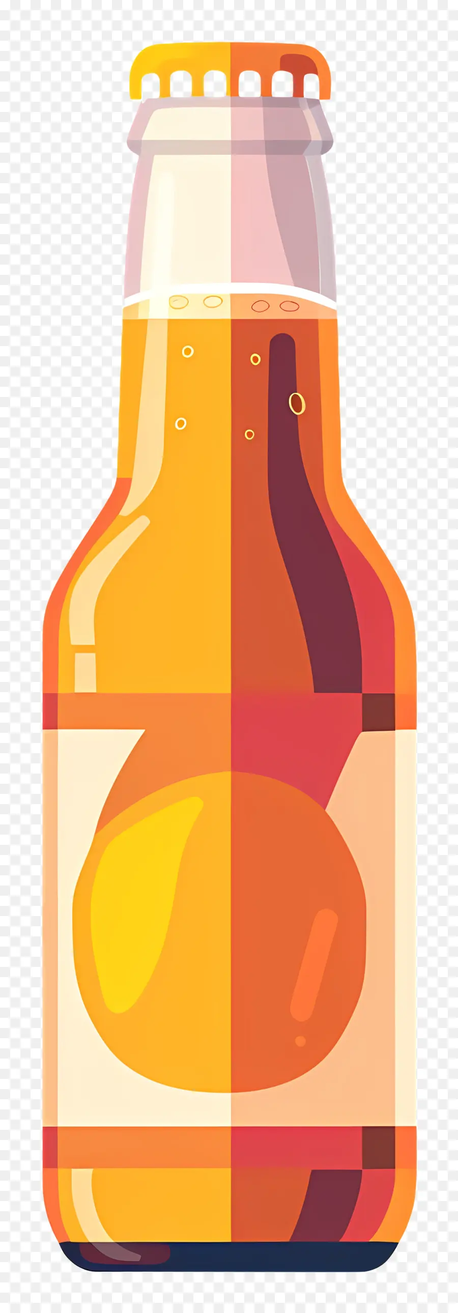 Bouteille De Bière，Soda à L'orange PNG