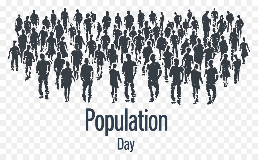 Journée Mondiale De La Population，Silhouette PNG