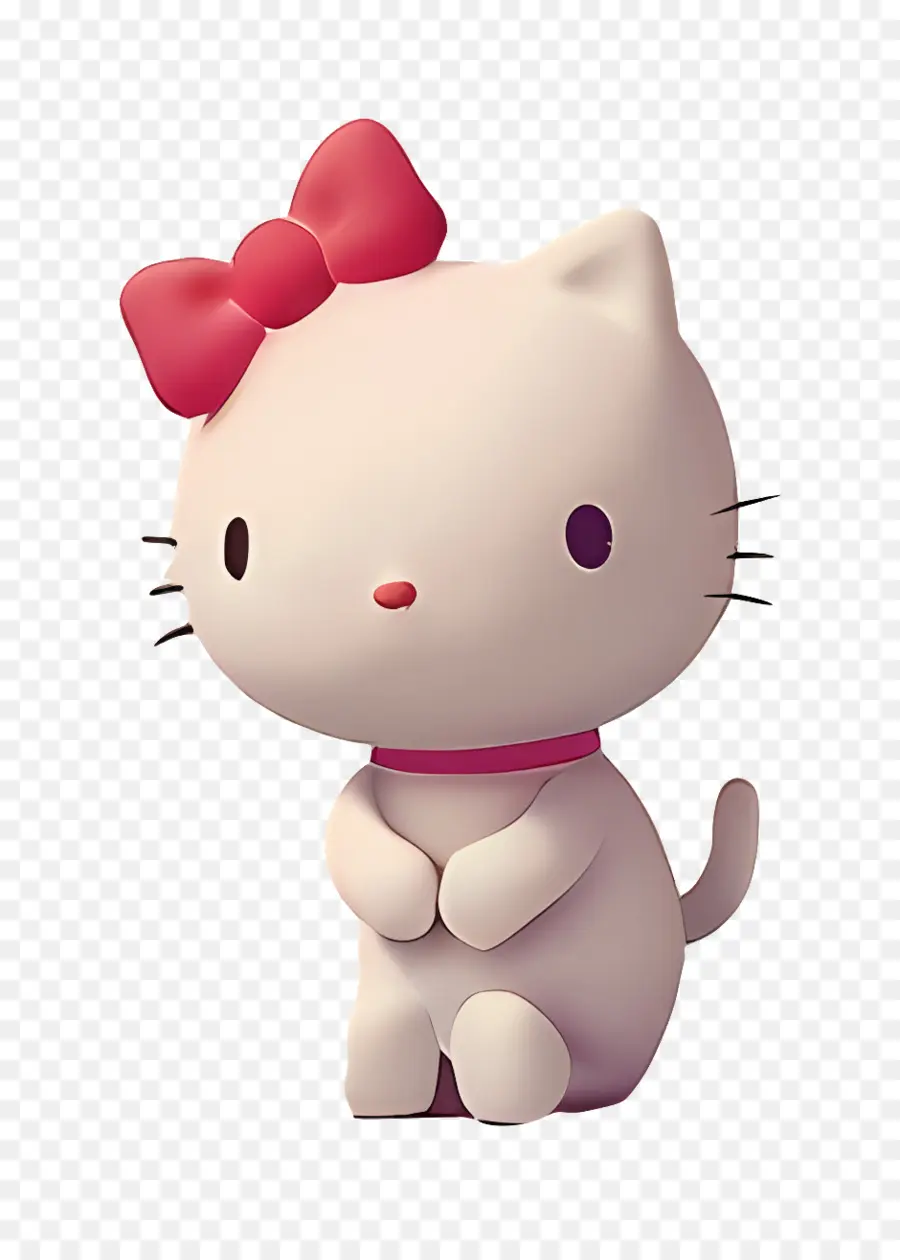 Hello Kitty，Blanc Chaton PNG