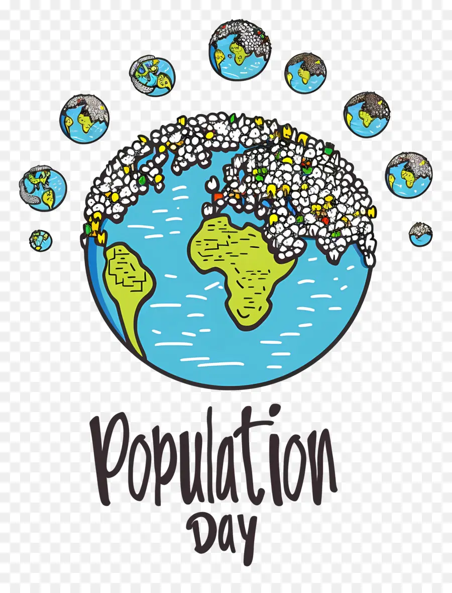 Journée Mondiale De La Population，Globe PNG