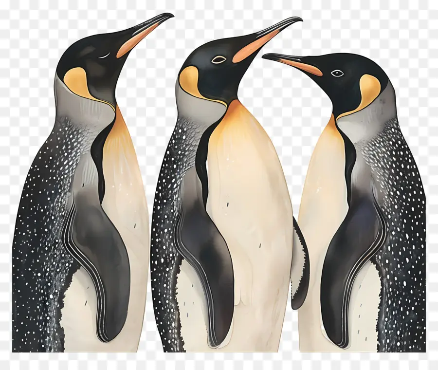 Les Pingouins，Mignon PNG