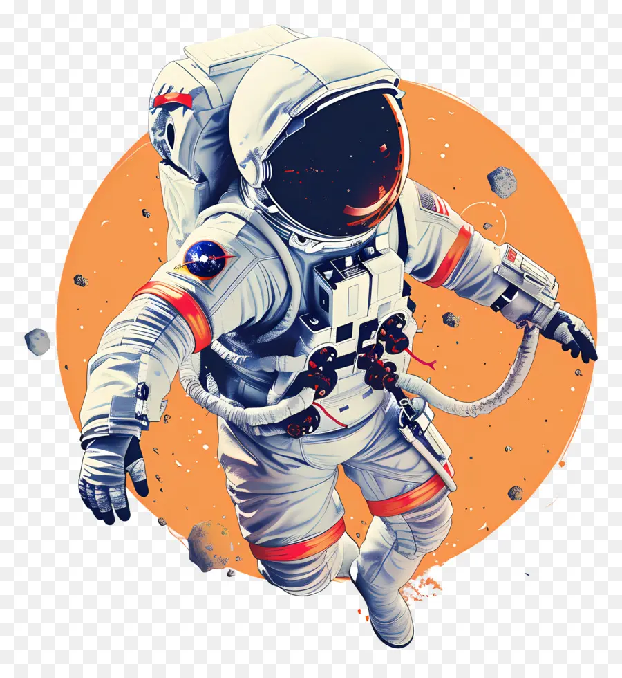 L'astronaute，Lune PNG