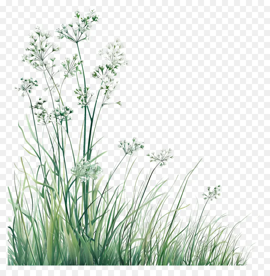 Herbe Fleurie，L'herbe Haute PNG
