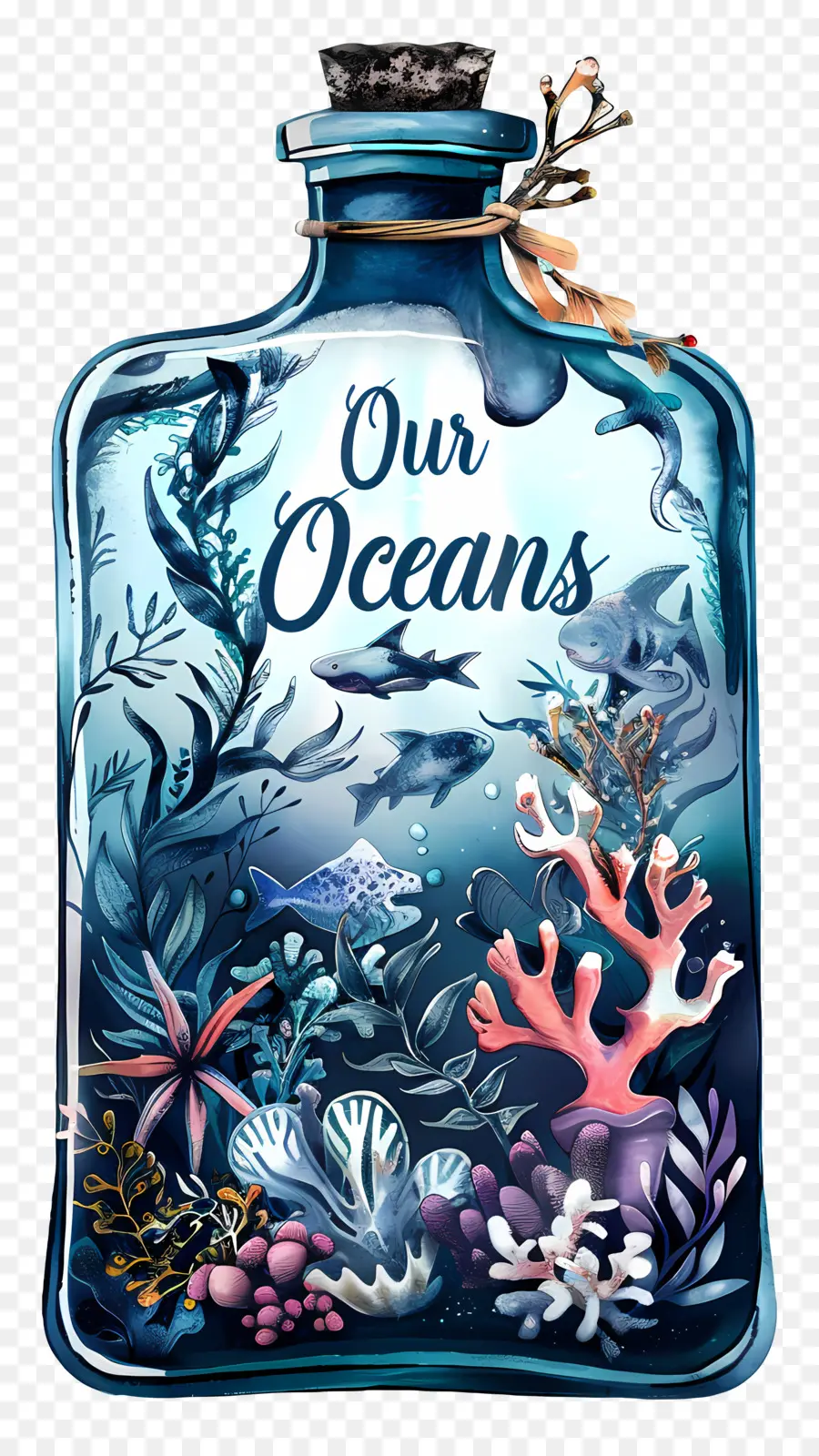 La Journée Mondiale Des Océans，Nos Océans PNG