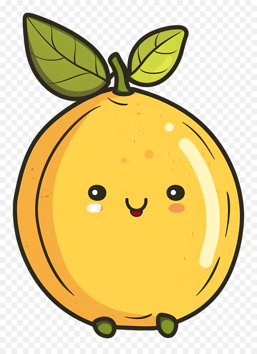 Citron，Dessin Animé De Fruits PNG