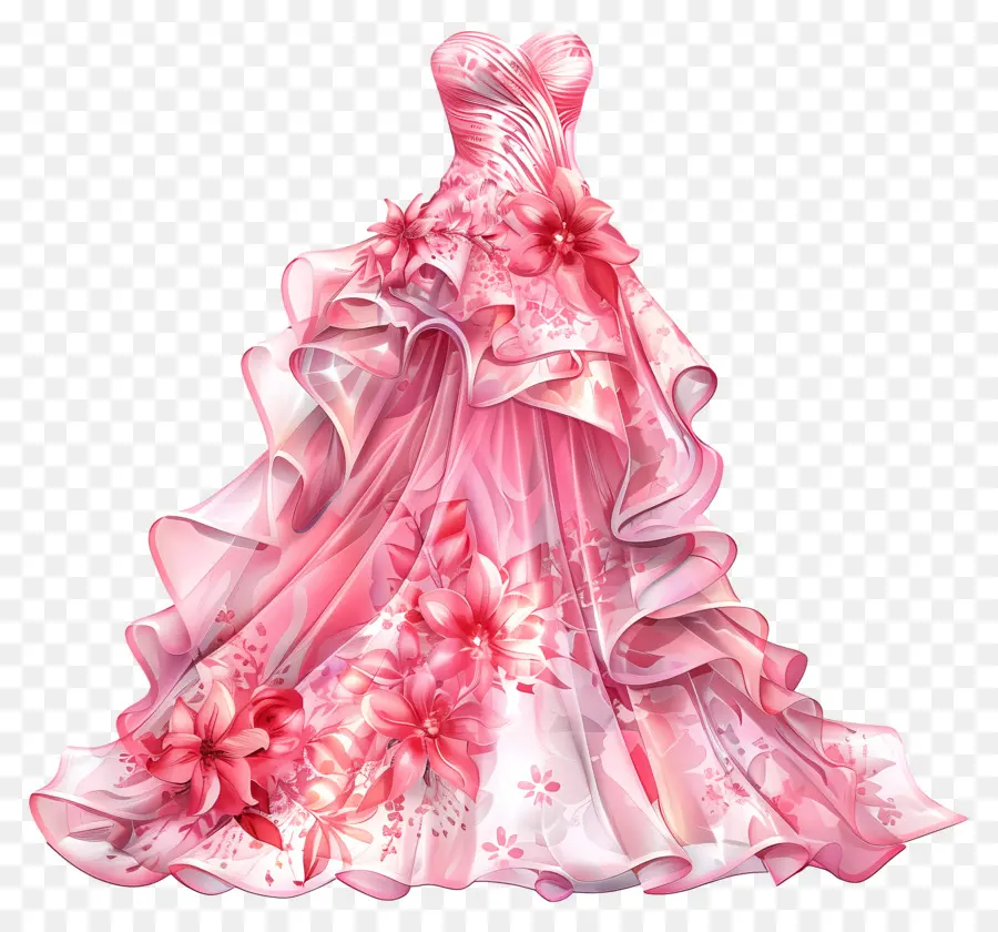 Rose Robe De Mariée，Rose Robe PNG