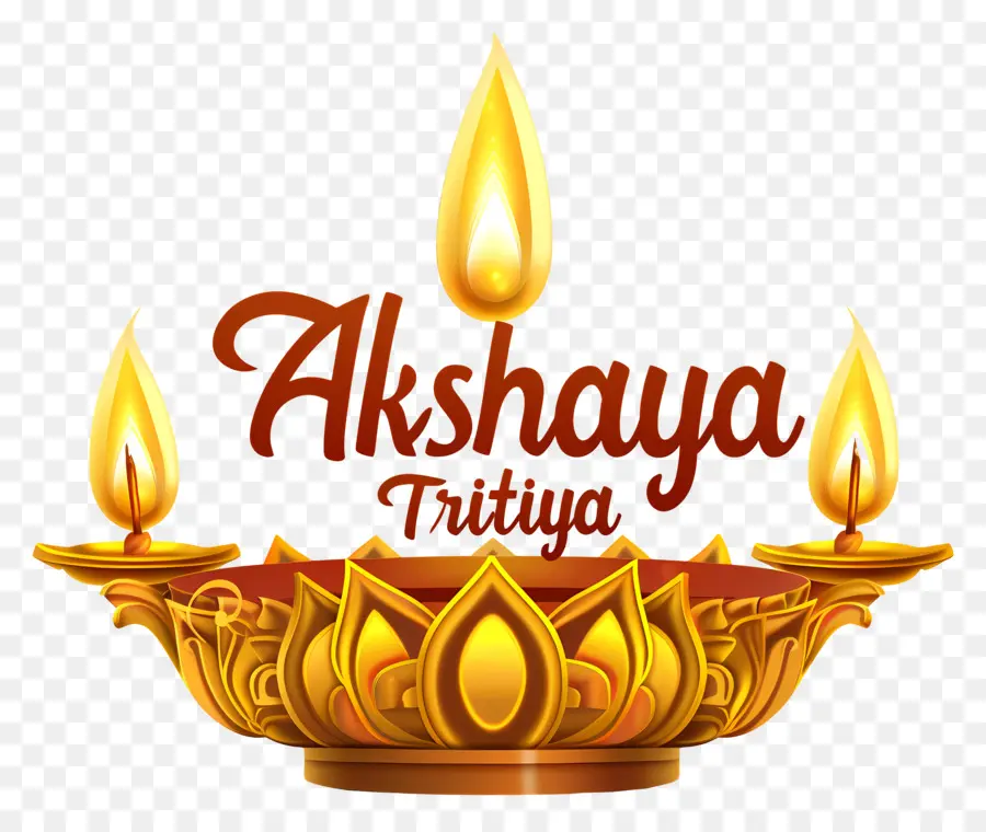 Akshaya Tritiya，Les Bougies Allumées PNG