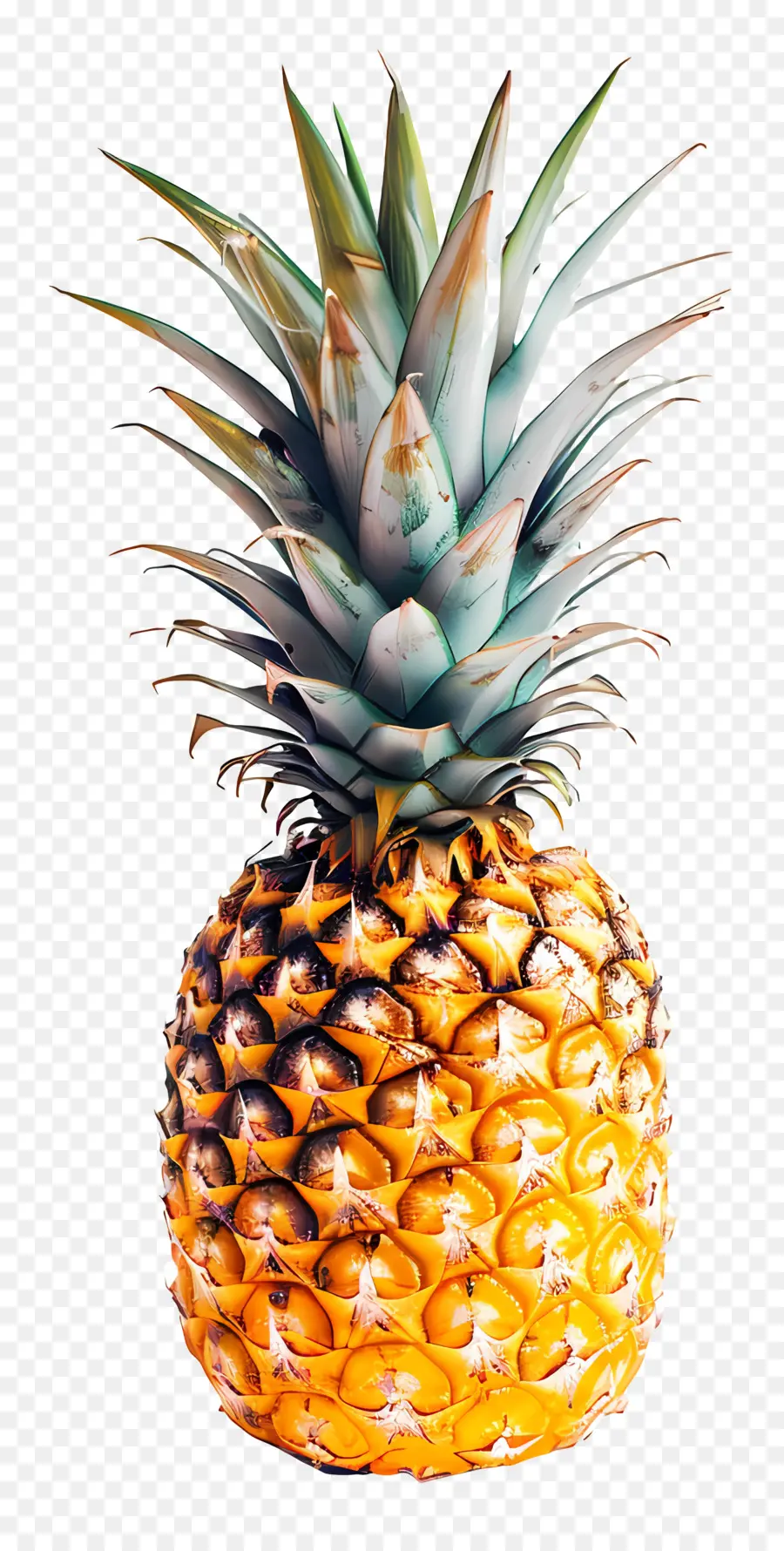 L'ananas，Or PNG