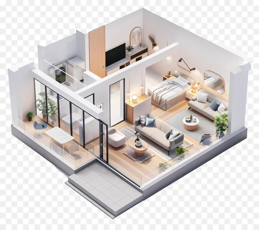 Appartement，Appartement Moderne PNG