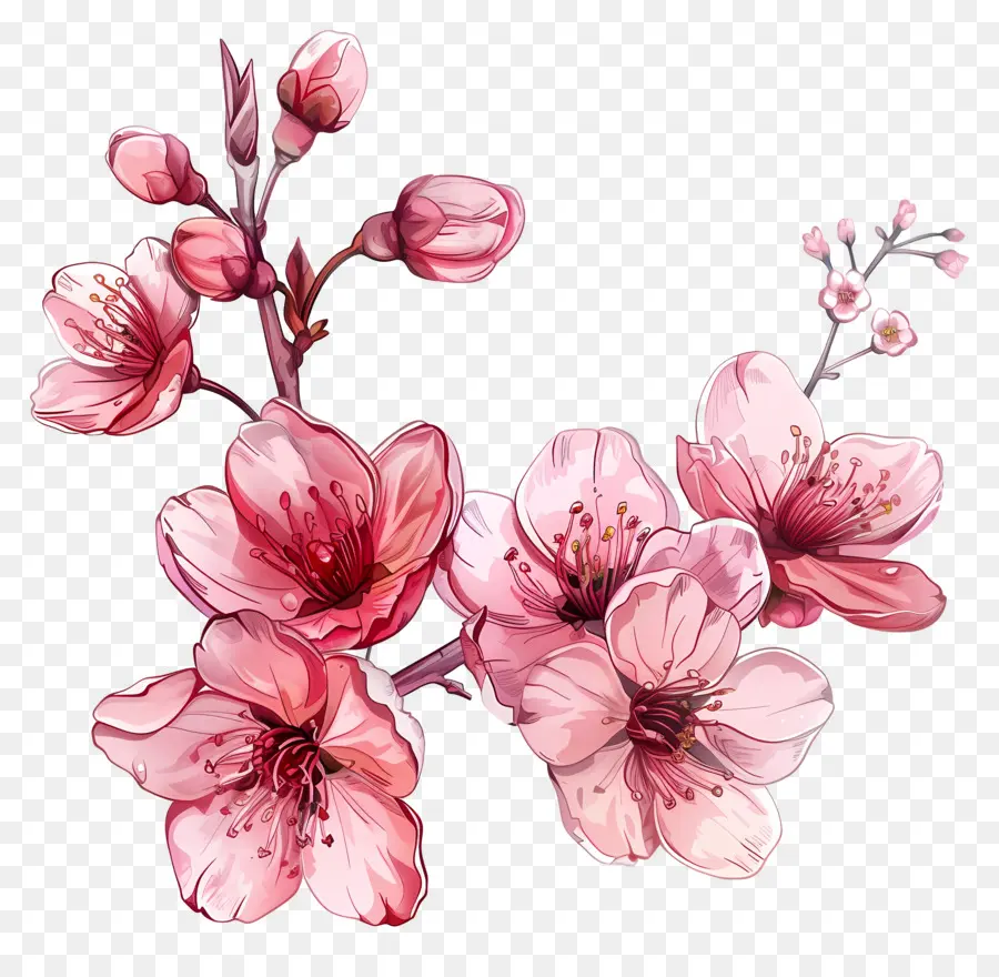 Sakura Fleurs，Fleurs De Cerisier PNG
