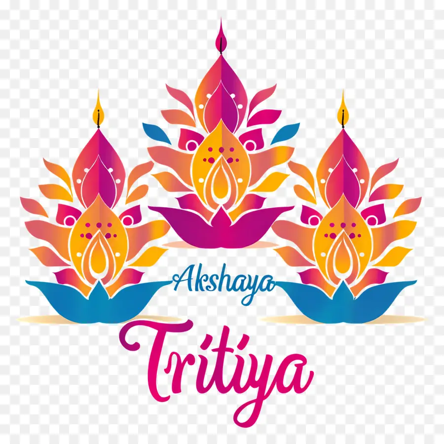 Akshaya Tritiya，Des Fleurs De Lotus PNG