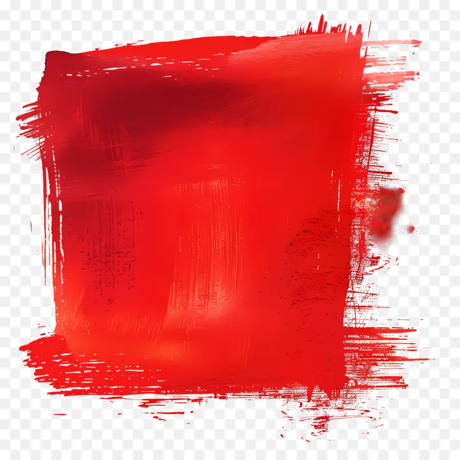 Zone De Texte，De La Peinture Rouge PNG