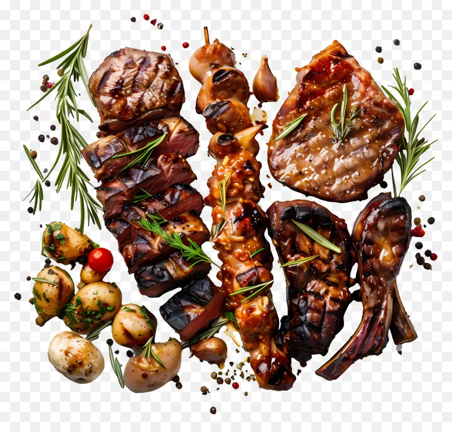 Barbecue，Viande Grillée PNG