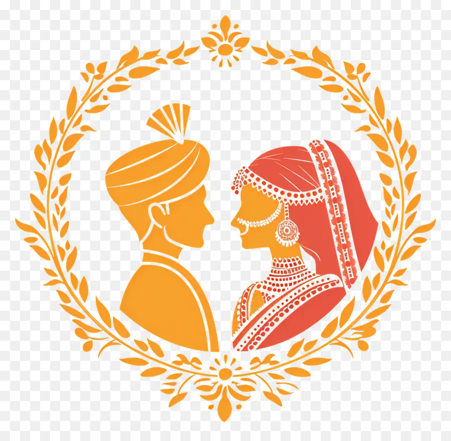Mariage Indien，Traditionnelle Indienne De Mariage PNG