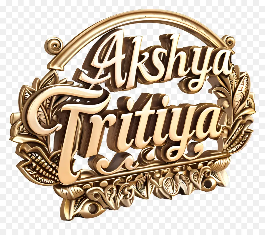 Akshaya Tritiya，Plaque En Or PNG