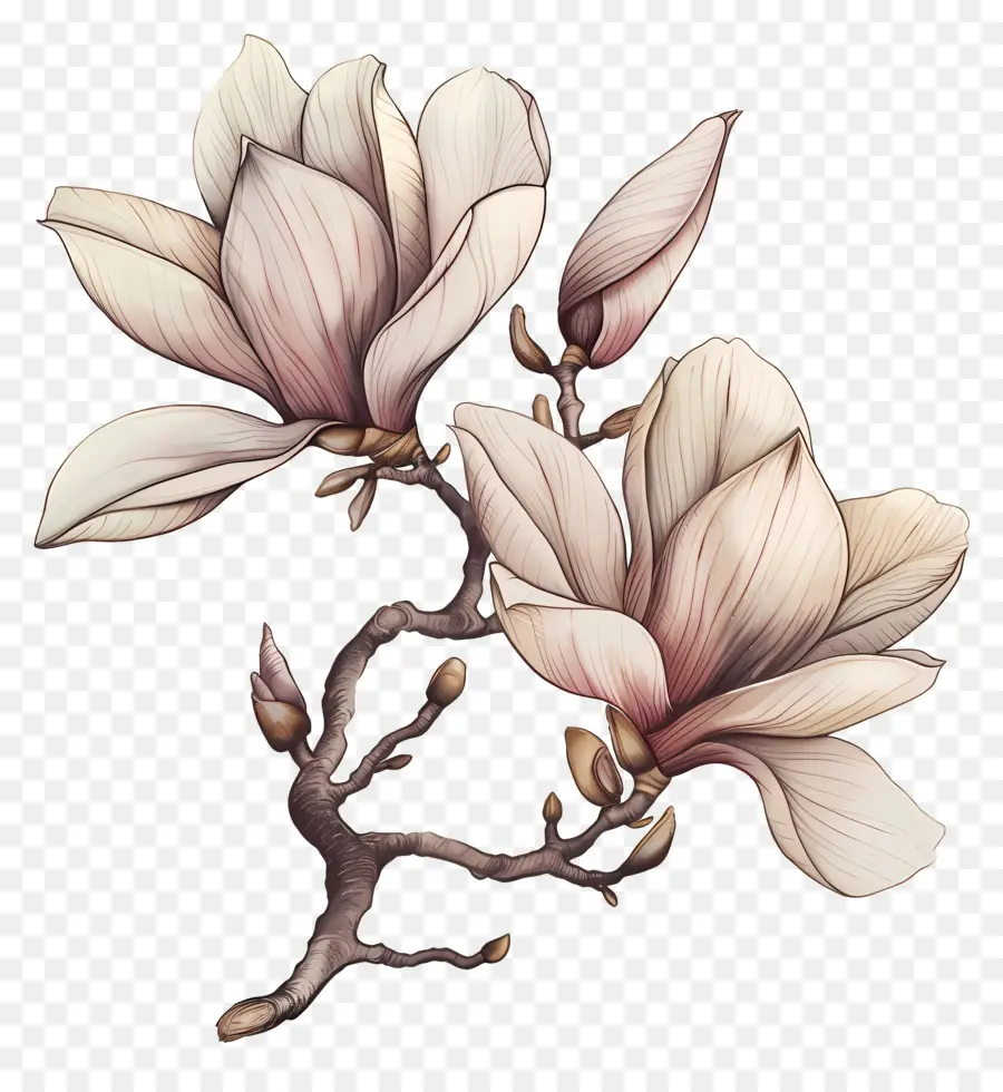 Magnolia Fleurs，Magnolia Grandiflora PNG