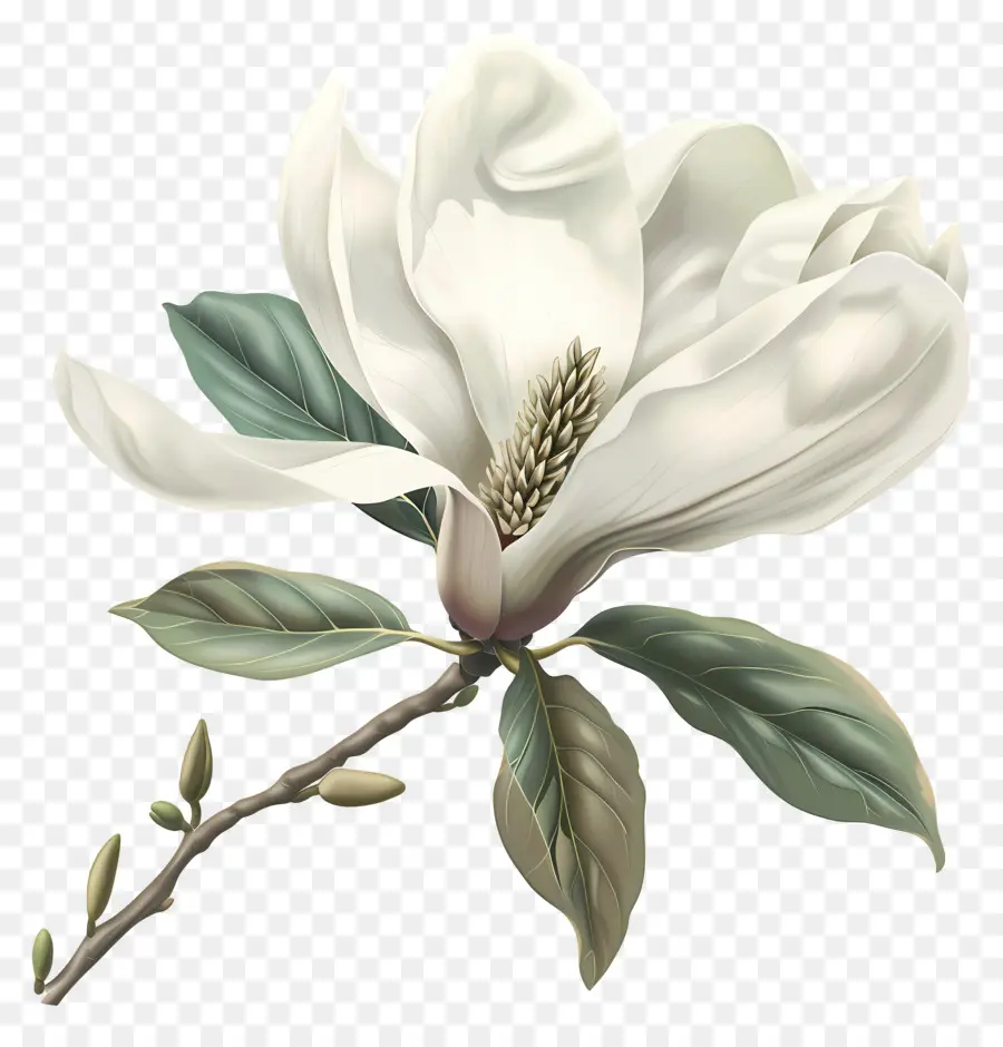 Blanc Magnolia，Magnolia Fleurs PNG