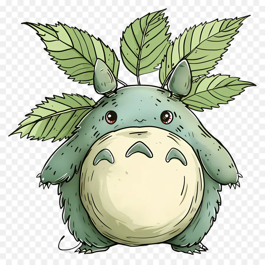 Totoro，Créature Mignonne PNG