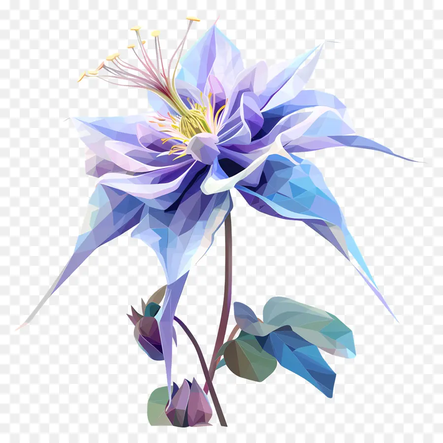 Numérique Fleur，Fleur De Cactus Violet PNG