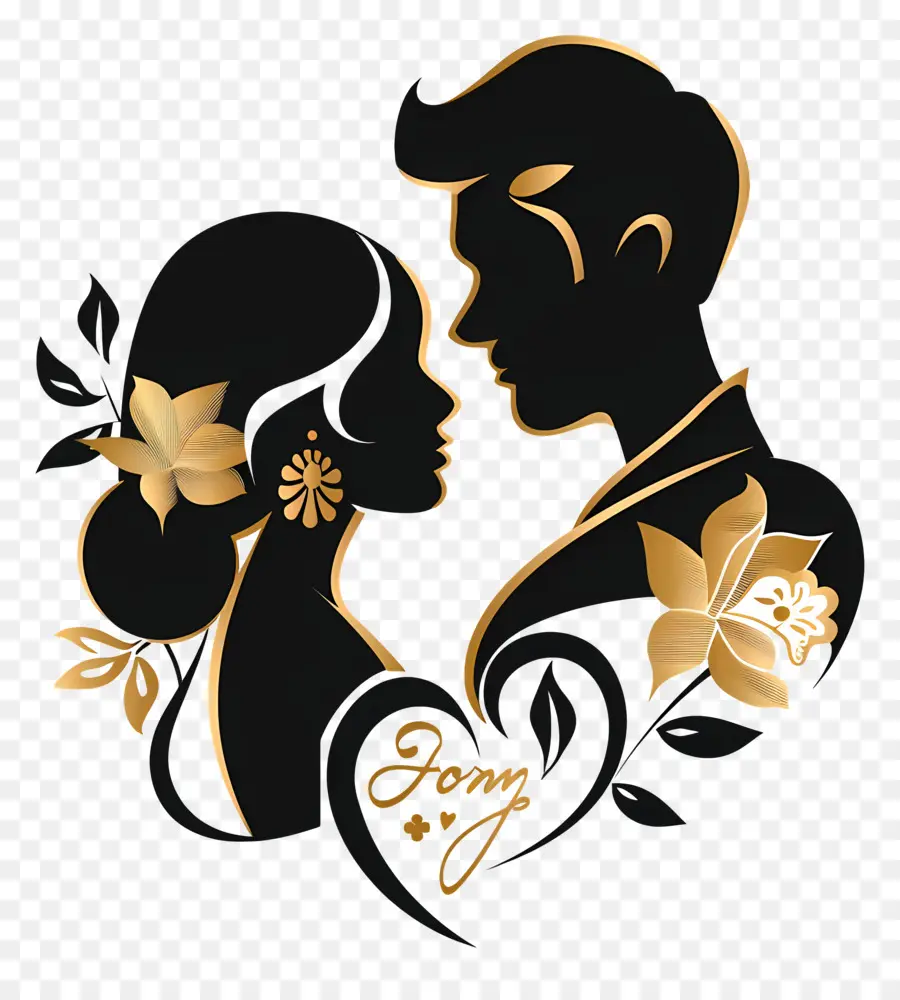 Mariage Indien，Silhouette PNG