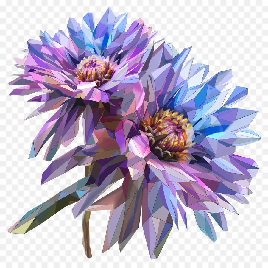 Numérique Fleur，Fleurs Pourpres PNG