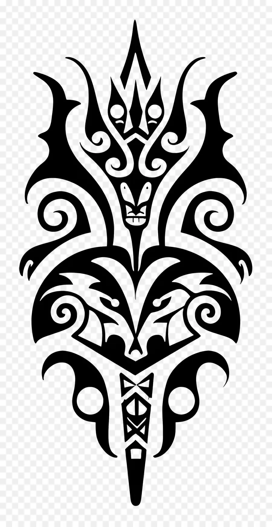 Tatouage Maori，Monstre PNG