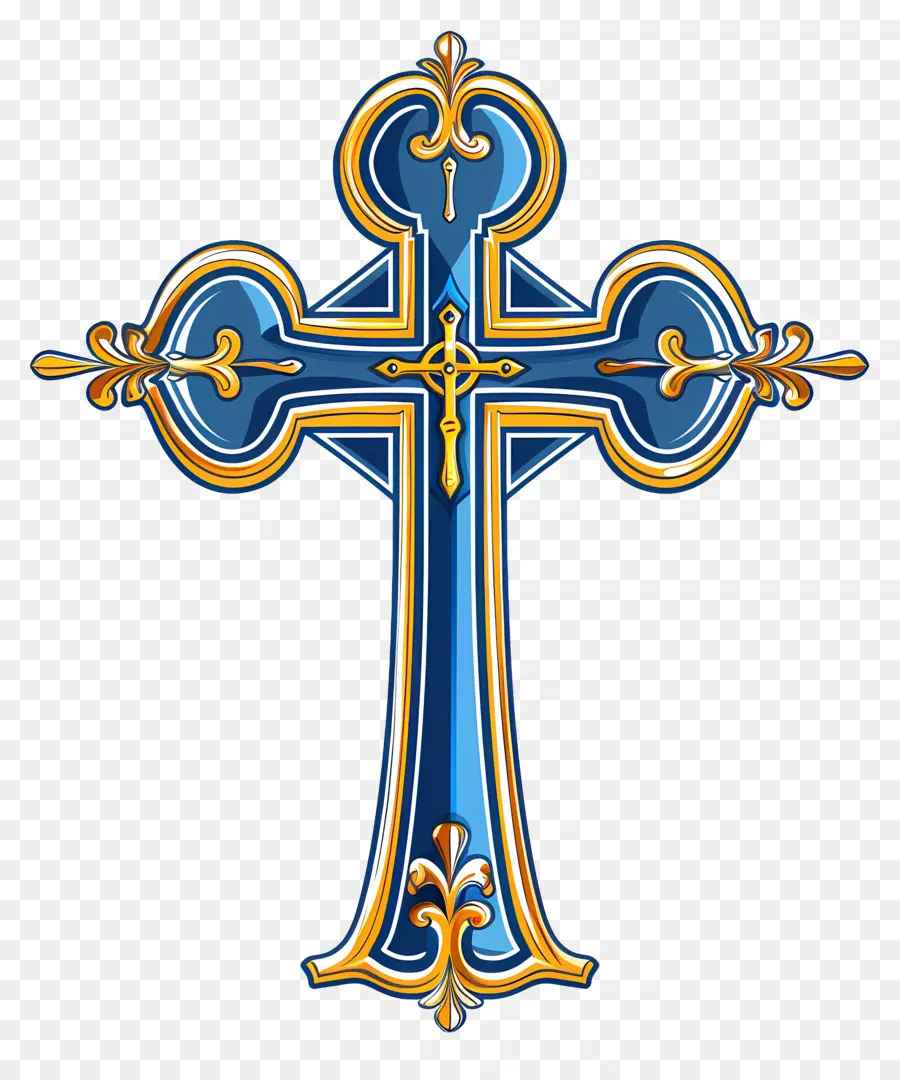 Croix Chrétienne，La Croix Bleue PNG