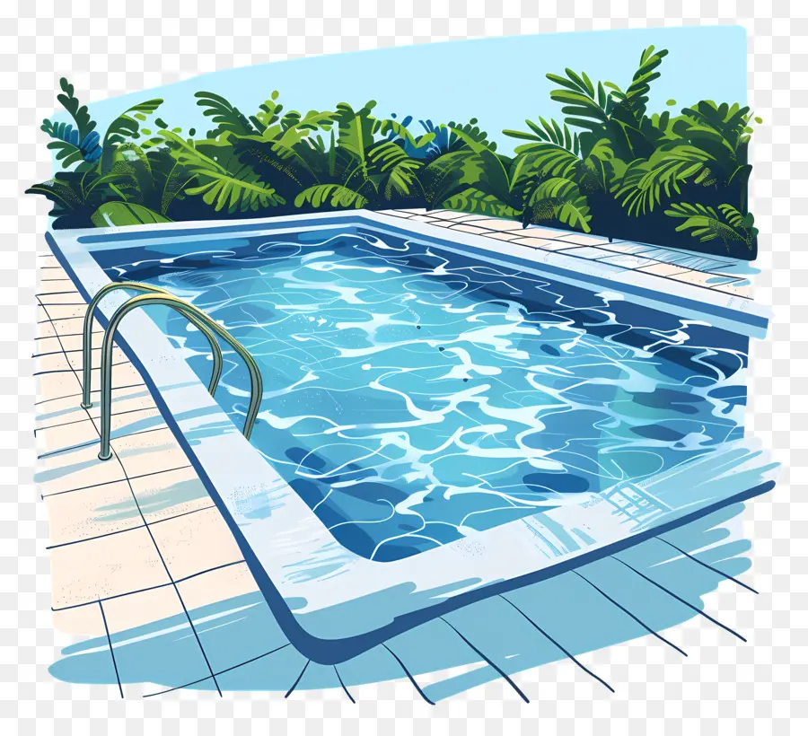 Piscine，Plongeoir PNG