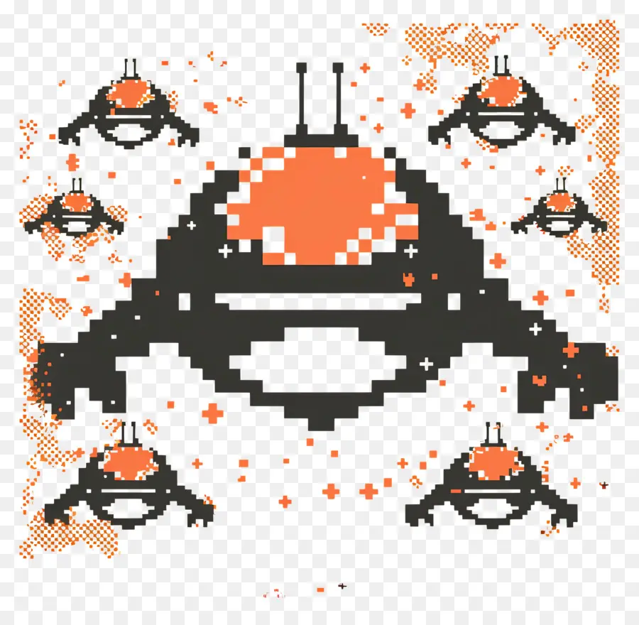 Space Invaders，Étranger PNG