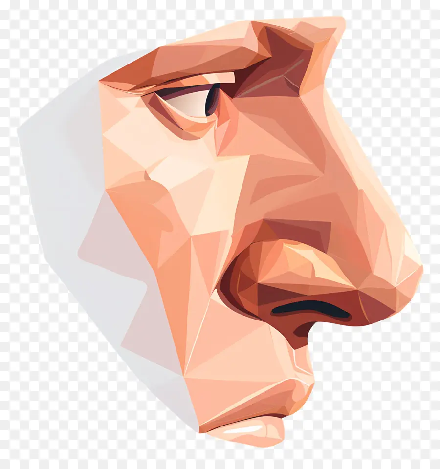 Nez Clipart，Art Low Poly PNG