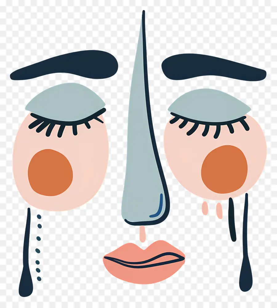 Clipart Nez，Visage Abstrait PNG