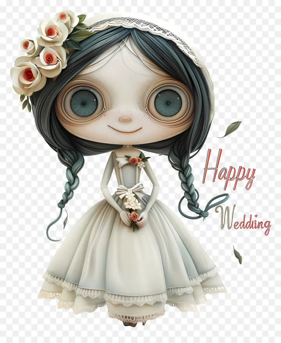 Heureux Mariage，Peinture Numérique PNG