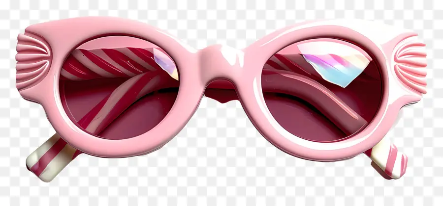 Conception De Lunettes De Soleil，Lunettes De Soleil Rose PNG