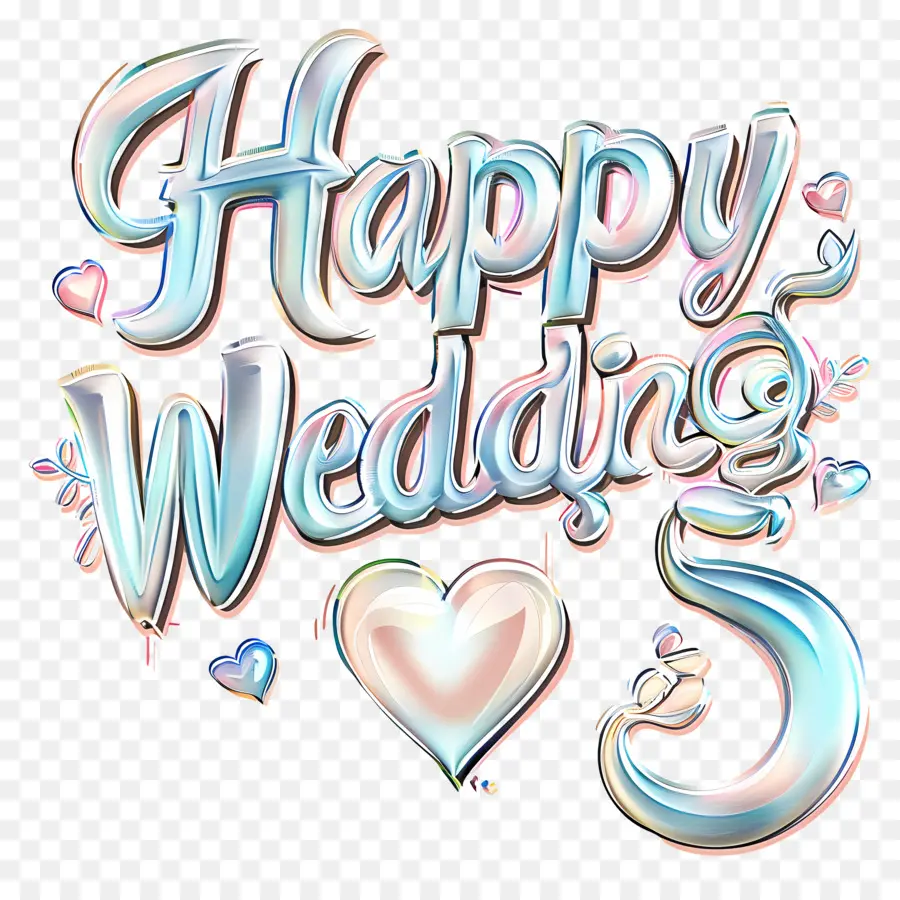 Heureux Mariage，Conception De Logo PNG